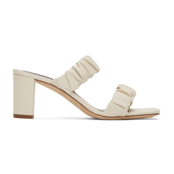 Staud Off-White Heeled Sandals - Picture 3 of 9